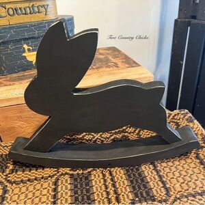 Wood Rocking Bunny